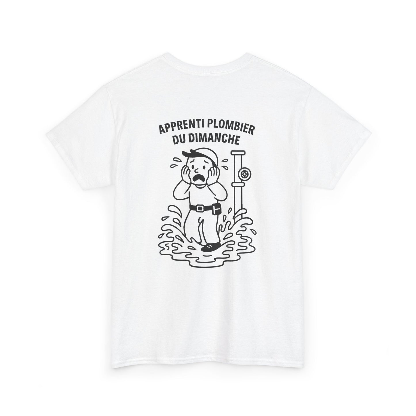 T-shirt 'Apprenti plombier Du Dimanche'