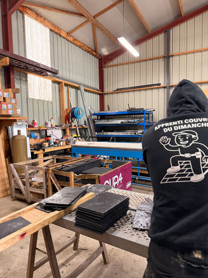 pull "apprenti couvreur du dimanche