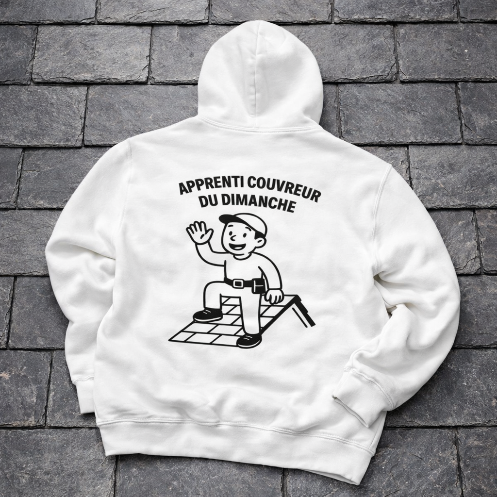 pull "apprenti couvreur du dimanche